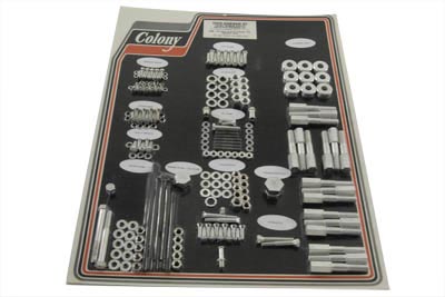 V-Twin 8306 CAD - Cadmium Stock Style Hardware Kit for Aluminum